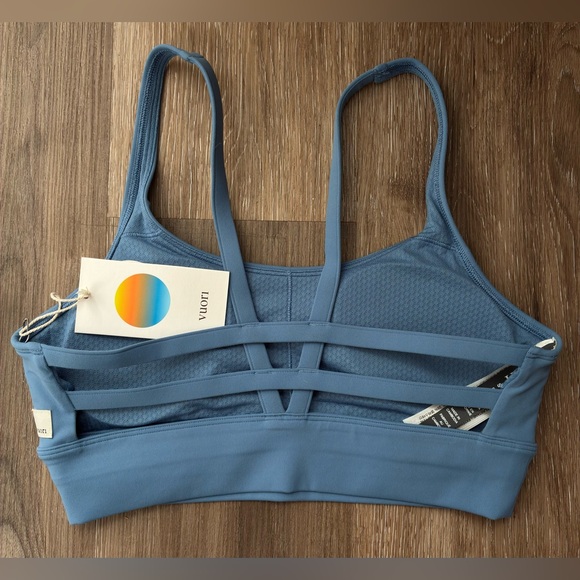 Vuori Yosemite Longline Bra Light French Blue Sz Small VW1192 NWT - Picture 2 of 4